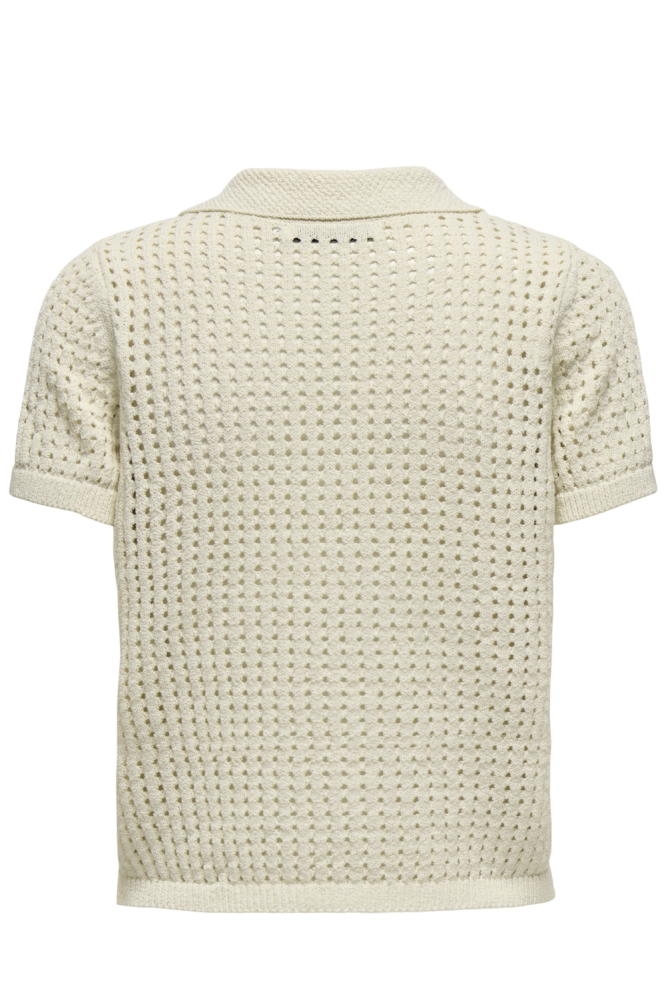 ONLANNASOFIA LIFE SS LONG POLO KNT 15354851 BIRCH